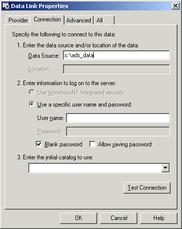 Advantage OLE DB Provider 